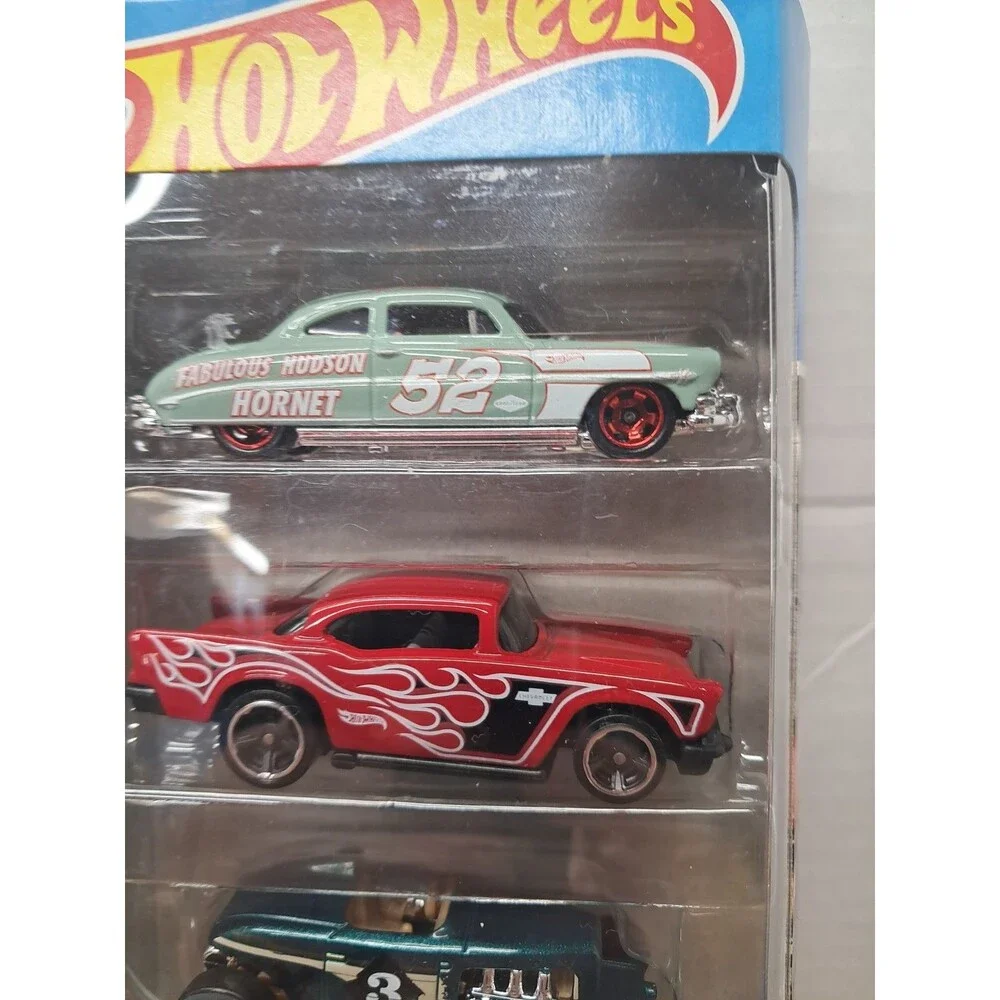 Hot Wheels HW Hot Rods 5-Car Diecast Set 1:64 Unopened Box 1952 1957